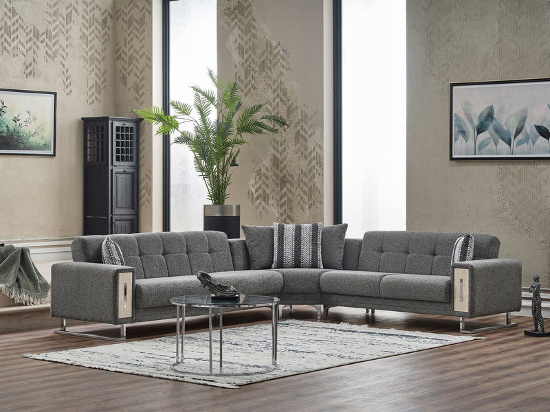 Loft Sectional Sofa in Grey - 200-SER-LOF-PINAR18-S