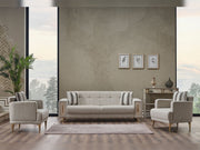 Loft Ser Convertible Sofa in Cream - 200-SER-LOF-PINAR06-3