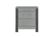 Logan Silver Nightstand - LOGAN-SILVER-NS