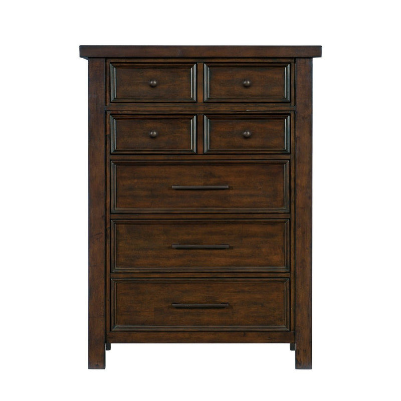 Logandale Brown Sleigh Storage Platform Bedroom Set - Lara FurnitureBedroom Set