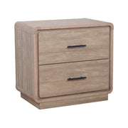 Loma - 2 Drawers Oak Nightstand - B313-N