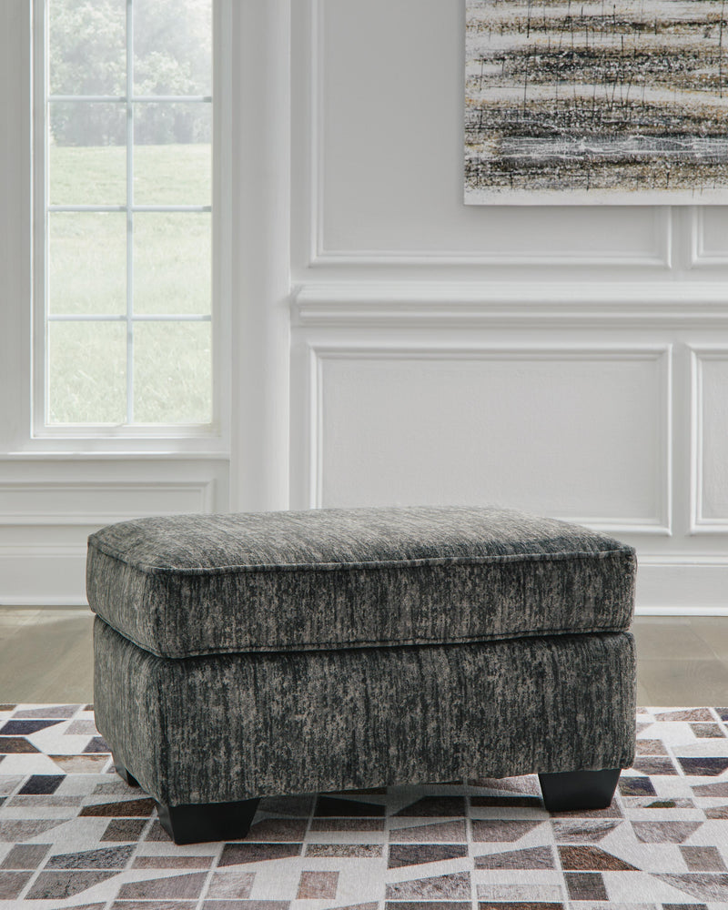 Lonoke Gunmetal 2 Loveseats, Oversized Chair and Ottoman - 50504U7