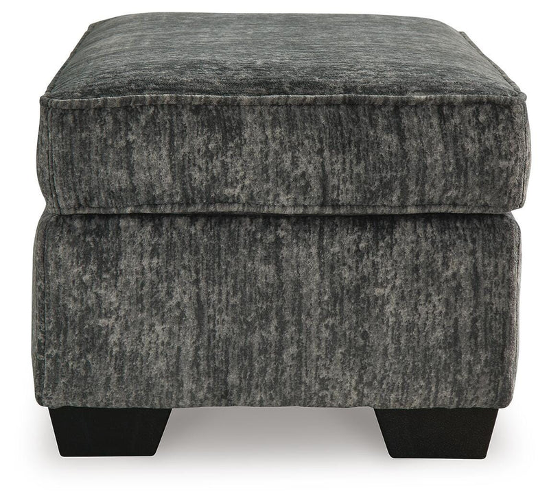 Lonoke Gunmetal 2 Loveseats, Oversized Chair and Ottoman - 50504U7