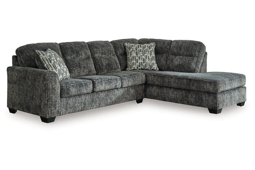 Lonoke Gunmetal 2 - Piece Sectional with Chaise - Gate FurnitureSectional