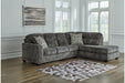 Lonoke Gunmetal 2 - Piece Sectional with Chaise - Gate FurnitureSectional