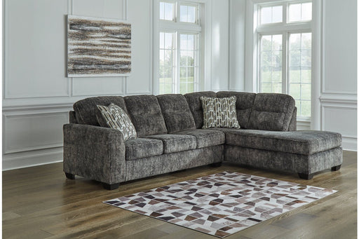 Lonoke Gunmetal 2 - Piece Sectional with Chaise - Gate FurnitureSectional