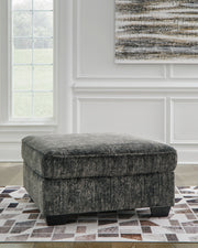 Lonoke Gunmetal Living Room Set - Lara FurnitureLiving Room Set