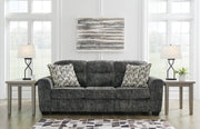 Lonoke Gunmetal Living Room Set - Lara FurnitureLiving Room Set