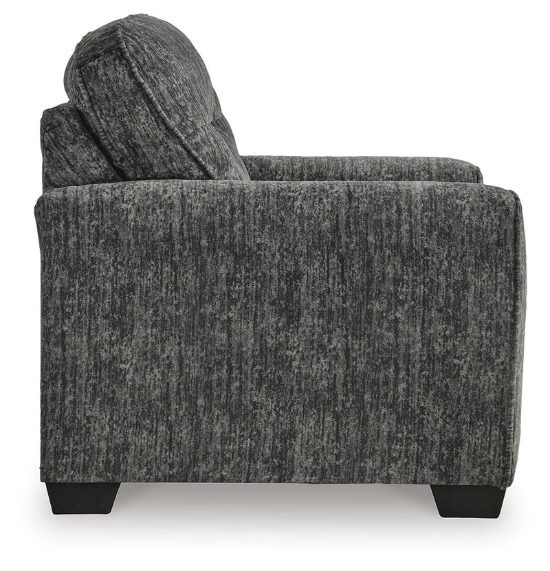 Lonoke Gunmetal Sofa and Oversized Chair - 50504U11