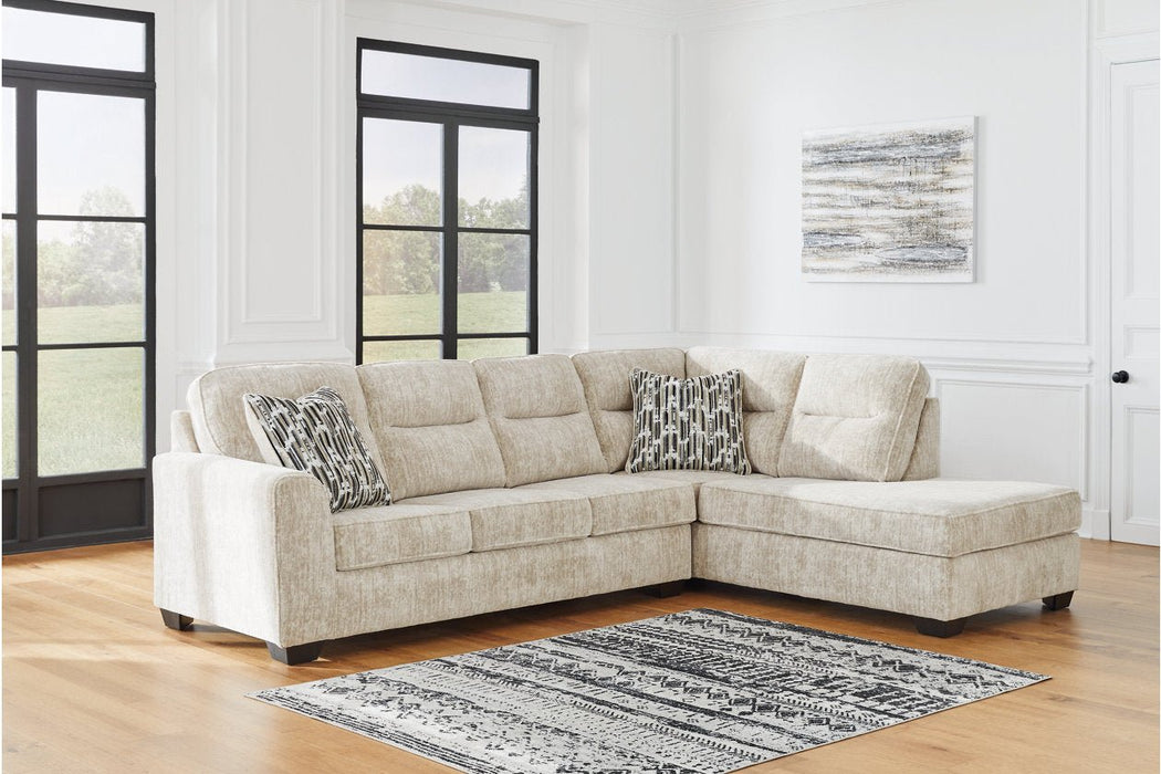 Lonoke Parchment 2 - Piece Sectional with Chaise - Gate FurnitureSectional