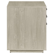Loomis 3-drawer Home Office File Cabinet Whitewashed Grey - 805882