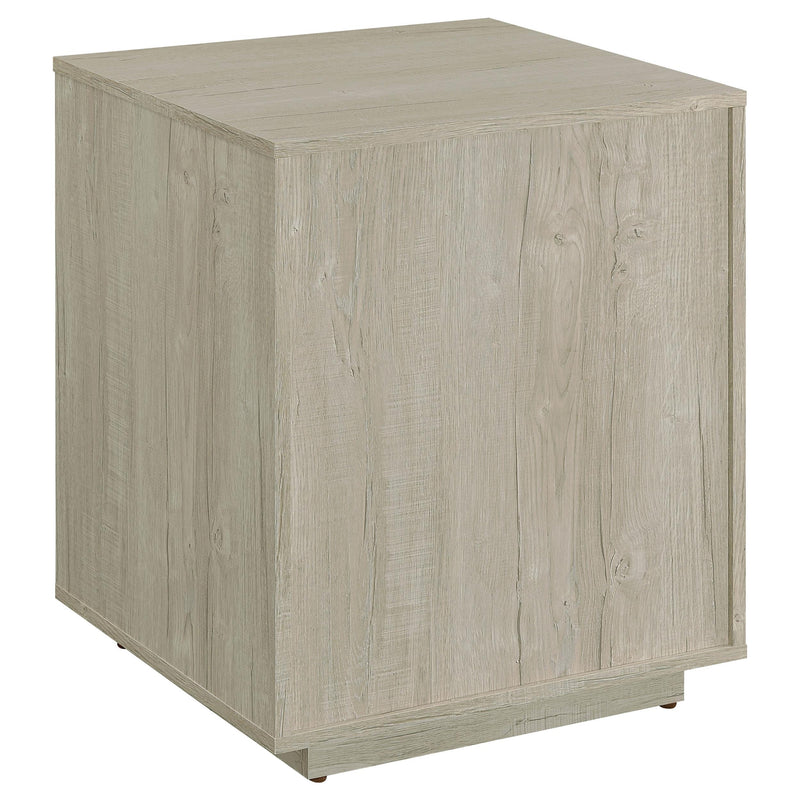 Loomis 3-drawer Home Office File Cabinet Whitewashed Grey - 805882