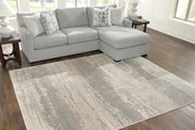 Loomville Gray/Taupe/Beige Large Rug - R408641