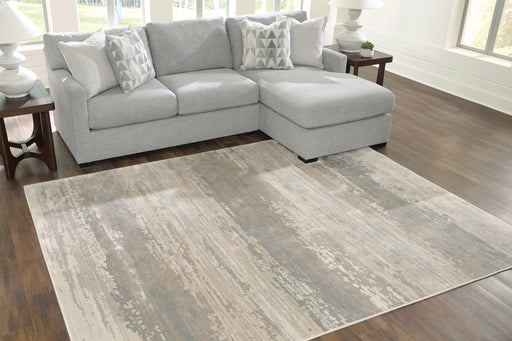 Loomville Gray/Taupe/Beige Large Rug - R408641