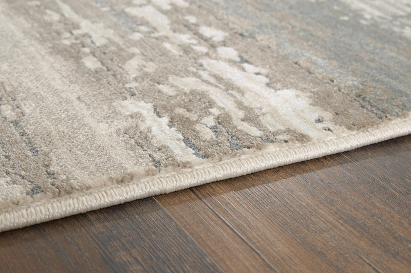 Loomville Gray/Taupe/Beige Large Rug - R408641