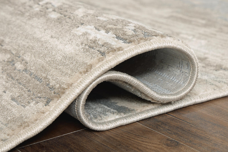 Loomville Gray/Taupe/Beige Large Rug - R408641