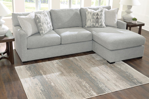 Loomville Gray/Taupe/Beige Medium Rug - R408642