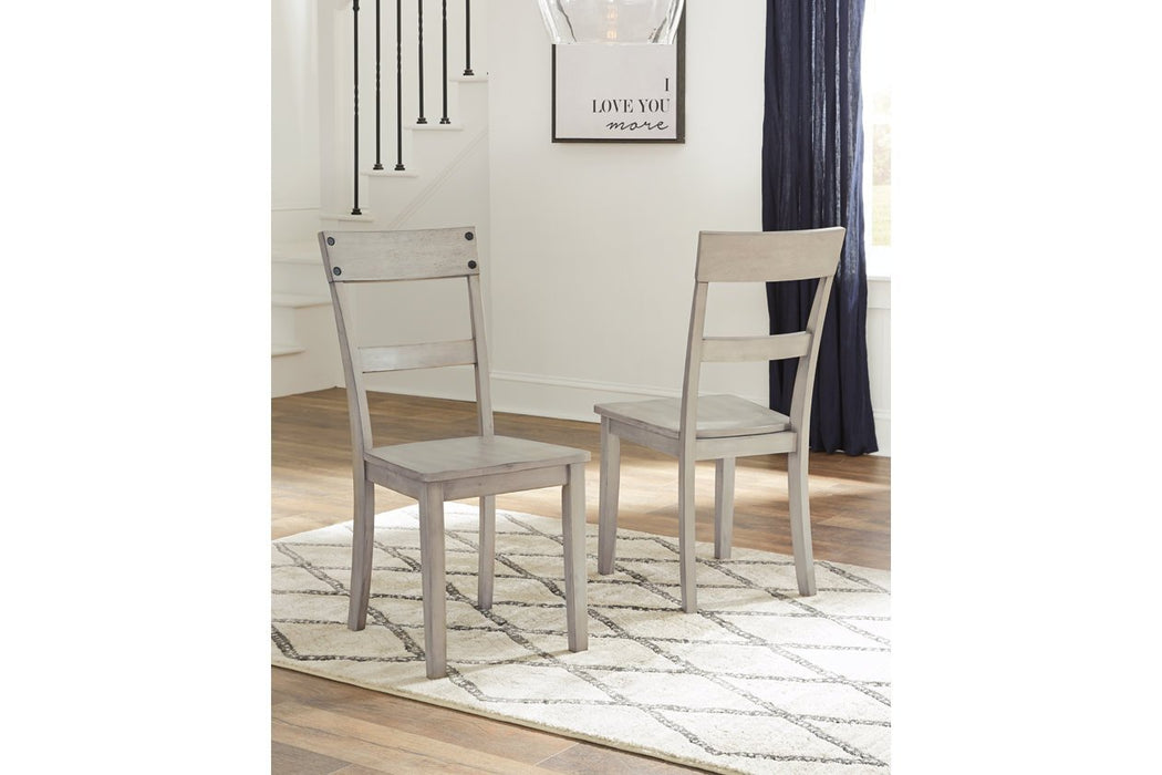 Loratti Gray Dining Chair (Set of 2) - Gate FurnitureDining Chair