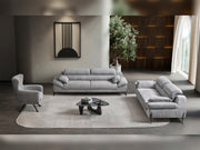 Lorenzo Convertible Loveseat in Cream - 200-ST-LOR-SOFT01-2