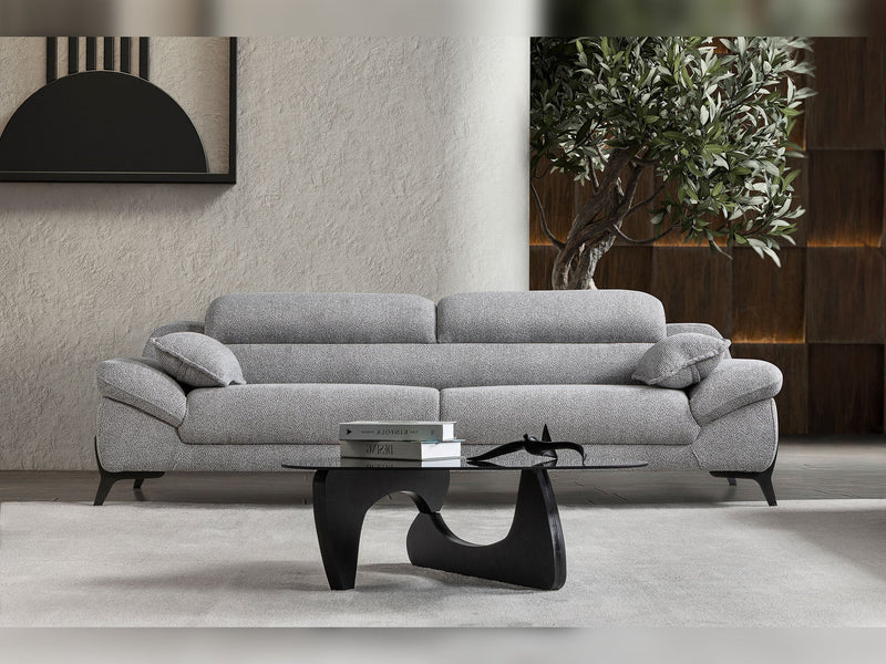 Lorenzo Convertible Loveseat in Grey - 200-ST-LOR-SOFT13-2