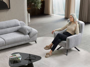 Lorenzo Convertible Loveseat in Grey - 200-ST-LOR-SOFT13-2