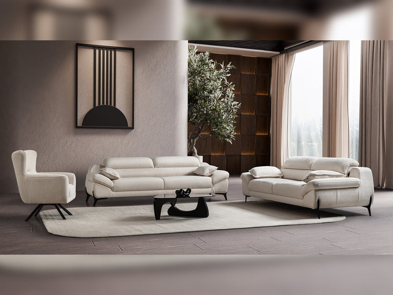 Lorenzo Convertible Loveseat in Grey - 200-ST-LOR-SOFT13-2
