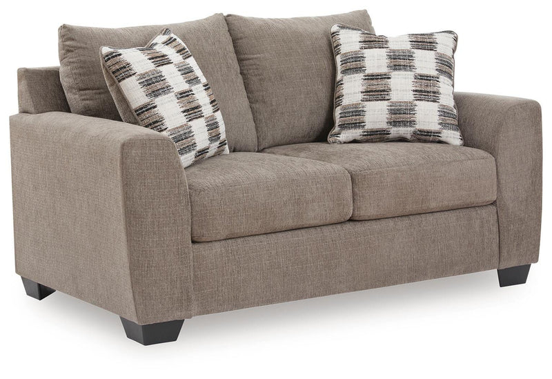 Loreo Truffle Loveseat - 6310235