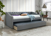 Loretta Gray Twin Daybed - Lara FurnitureDaybed