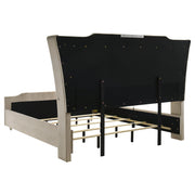 Lorient 4-piece California King Bedroom Set Ivory and Camel - 222661KW-S4