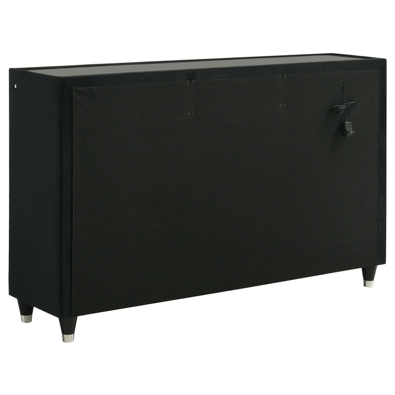 Lorient 4-piece Queen Bedroom Set Black - 223161Q-S4