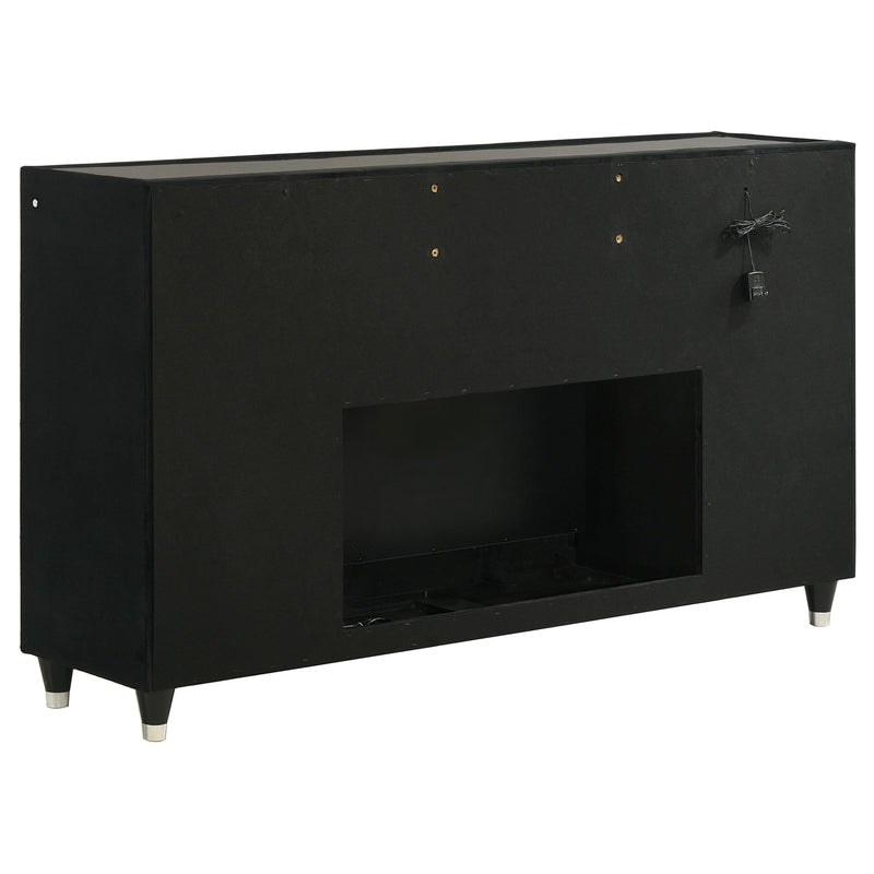 Lorient 4-piece Queen Bedroom Set Black - 223161Q-S4B