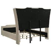 Lorient 4-piece Queen Bedroom Set Ivory and Camel - 222661Q-S4B