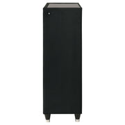 Lorient 5-drawer LED Chest of Drawers Black - 223165
