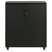 Lorient 5-drawer LED Chest of Drawers Black - 223165
