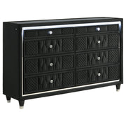 Lorient 5-piece California King Bedroom Set Black - 223161KW-S5