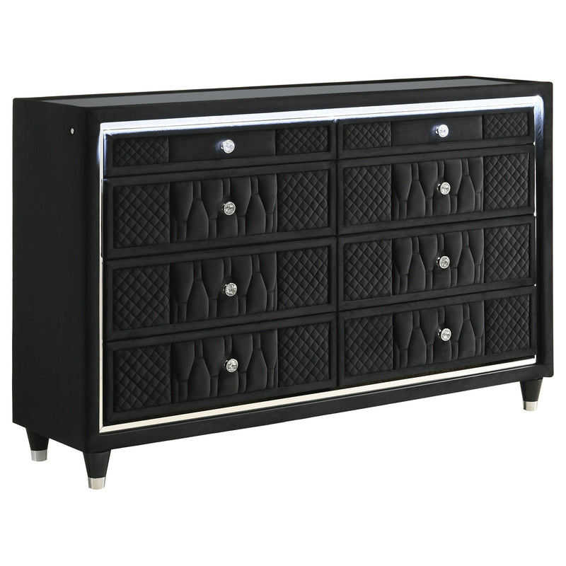 Lorient 5-piece California King Bedroom Set Black - 223161KW-S5