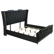 Lorient 5-piece California King Bedroom Set Black - 223161KW-S5B