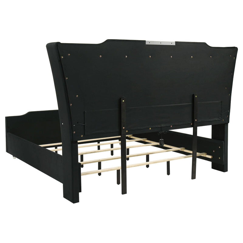 Lorient 5-piece California King Bedroom Set Black - 223161KW-S5B