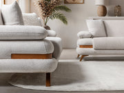 Loris Convertible Loveseat - Cream in Cream - 200-ST-LORI-ISTANBUL01-2