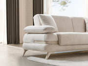 Loris Convertible Sofa - Cream in Cream - 200-ST-LORI-ISTANBUL01-3