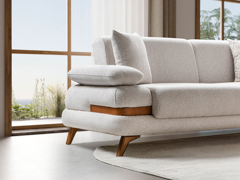 Loris Convertible Sofa - Cream in Cream - 200-ST-LORI-ISTANBUL01-3