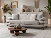 Loris Convertible Sofa - Cream in Cream - 200-ST-LORI-ISTANBUL01-3