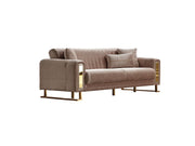 Lotus Convertible Sofa Cream in Cream - 101-LOT-13553-3