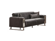 Lotus Convertible Sofa Grey in Grey - 101-LOT-14245-3