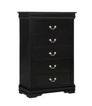 Louis Philip Black Sleigh Bedroom Set - Lara FurnitureBedroom Set