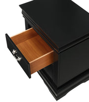 Louis Philip Black Sleigh Bedroom Set - Lara FurnitureBedroom Set