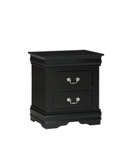 Louis Philip Black Sleigh Bedroom Set - Lara FurnitureBedroom Set