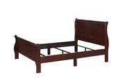 Louis Philip Cherry King Sleigh Bed - Lara FurnitureKing Bed