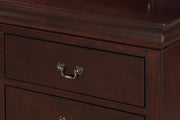 Louis Philip Cherry Sleigh Youth Bedroom Set - Lara FurnitureYouth Bedroom Set
