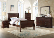 Louis Philip Cherry Sleigh Youth Bedroom Set - Lara FurnitureYouth Bedroom Set